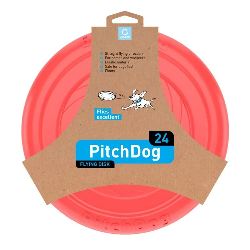 Lietajúci tanier Pitch dog ružový 