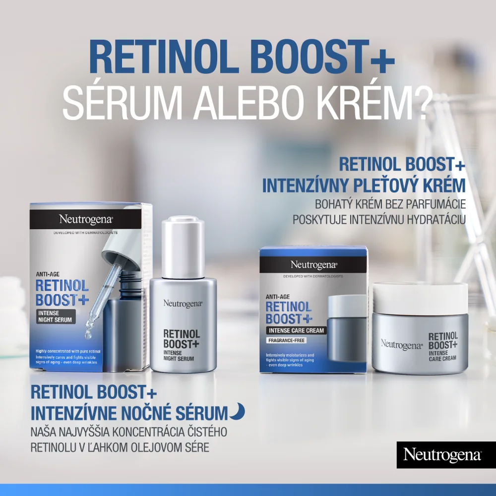 NEUTROGENA® Retinol Boost+ Intenzívna pleťová starostlivosť 1×50 ml, pleťový krém