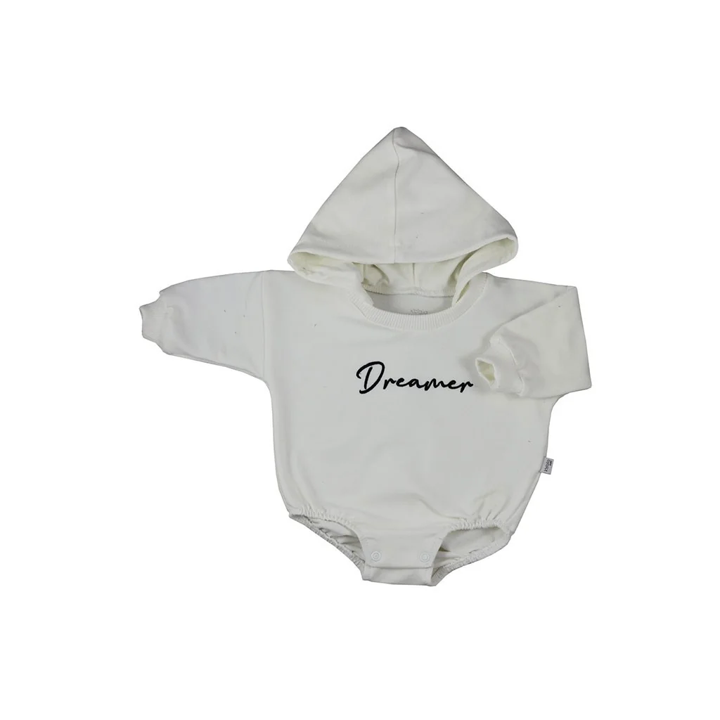 Dojčenské teplákové body s kapucňou baggy Koala Dreamer béžová 62 (3-6m), 20C51398