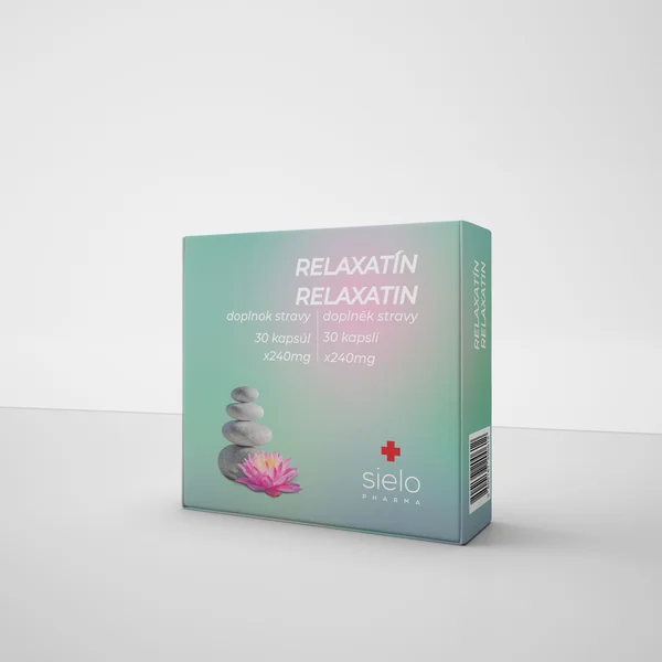 SIELO Relaxatin ( Ashvaganda 100mg, Levanduľa 50mg, Melisa lekárska 50mg, Valeriana lekárska 40mg ) 1×30 cps, výživový doplnok