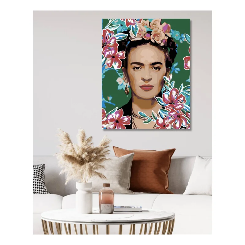 ZUTY - Diamantové maľovanie (s rámom) - Frida Kahlo I 