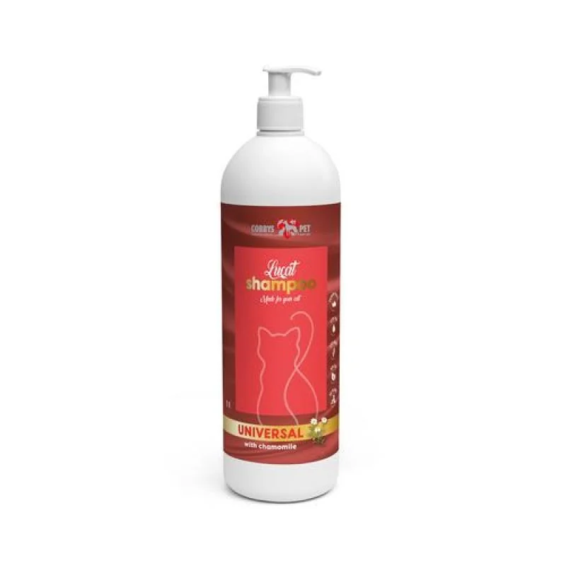 COBBYS PET LUCAT UNIVERSAL SHAMPOO 1l šampón pre mačky s harmančekom