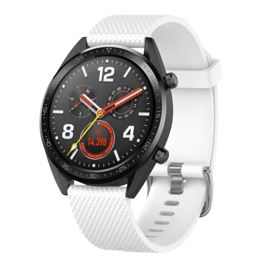 BStrap Silicone Bredon remienok na Huawei Watch GT/GT2 46mm white