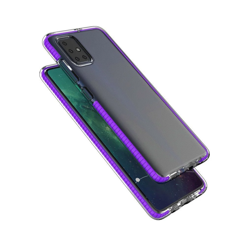 MG Spring Case silikónový kryt na Xiaomi Redmi 10X 4G / Redmi Note 9 svetlomodrý