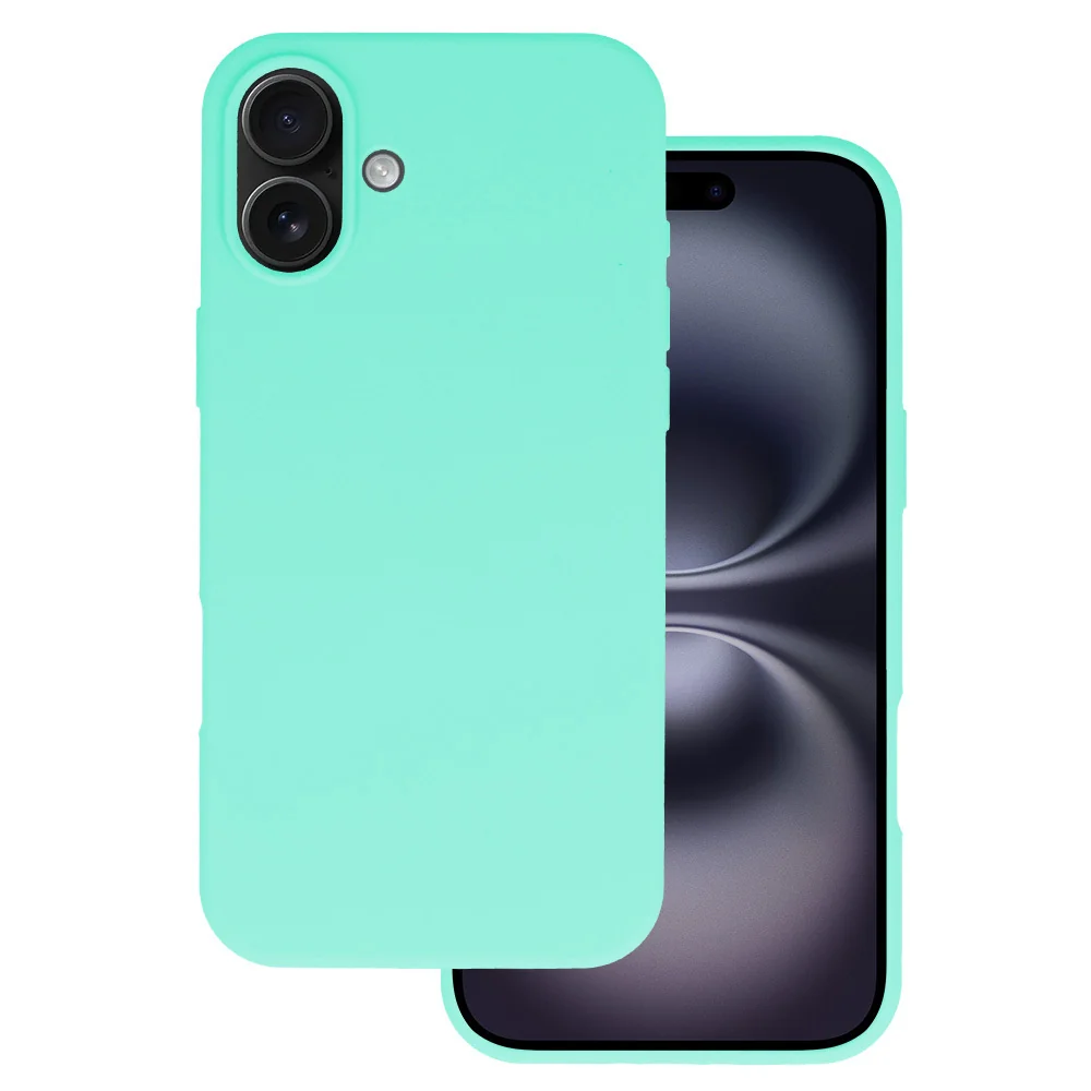 MG Silicone Lite kryt na iPhone 16, mint 