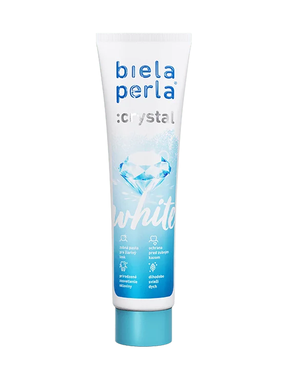 Biela perla zubná pasta Crystal white