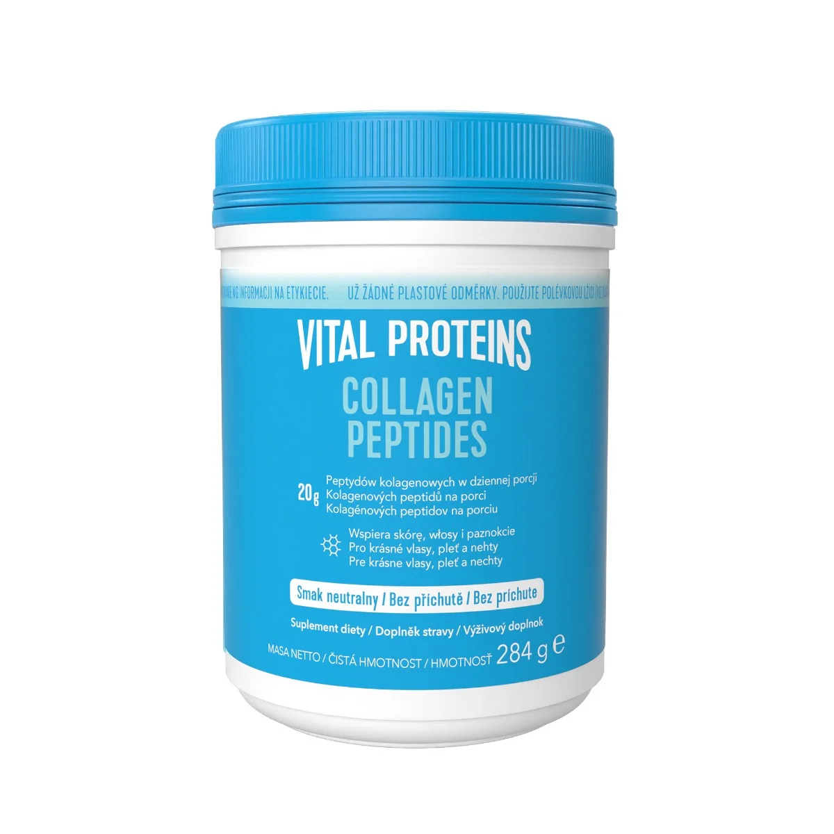 Vital Proteins Collagen Peptides kolagén v prášku 284g 1×284 g, produkt s obsahom kolagénu