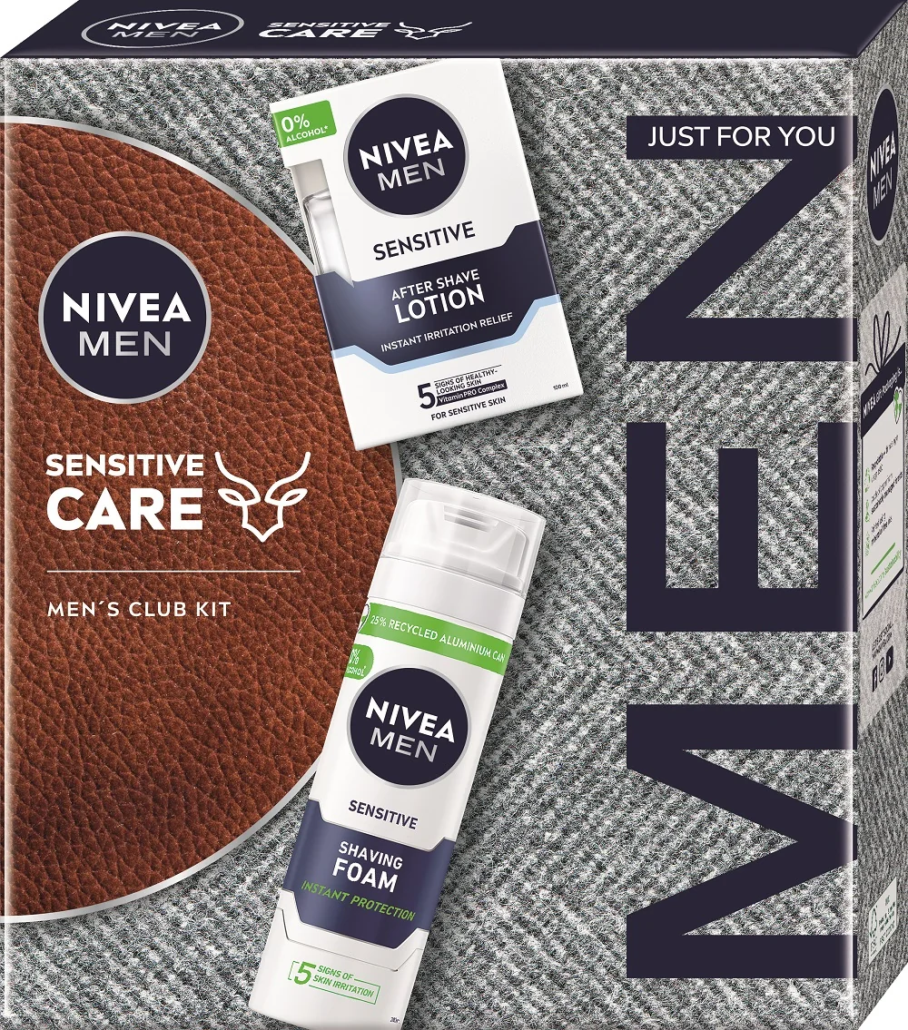 NIVEA MEN BOX LOTION SENSITIVE