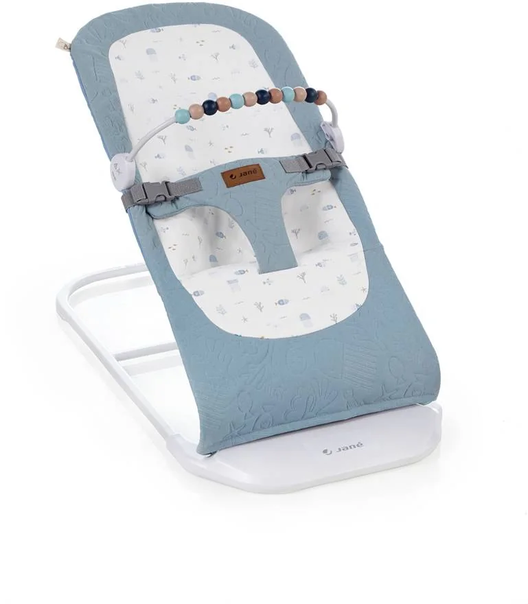 JANÉ Lehátko pohupujúce ergonomické Baluu, od 0+ do 9kg, Lazuli Blue