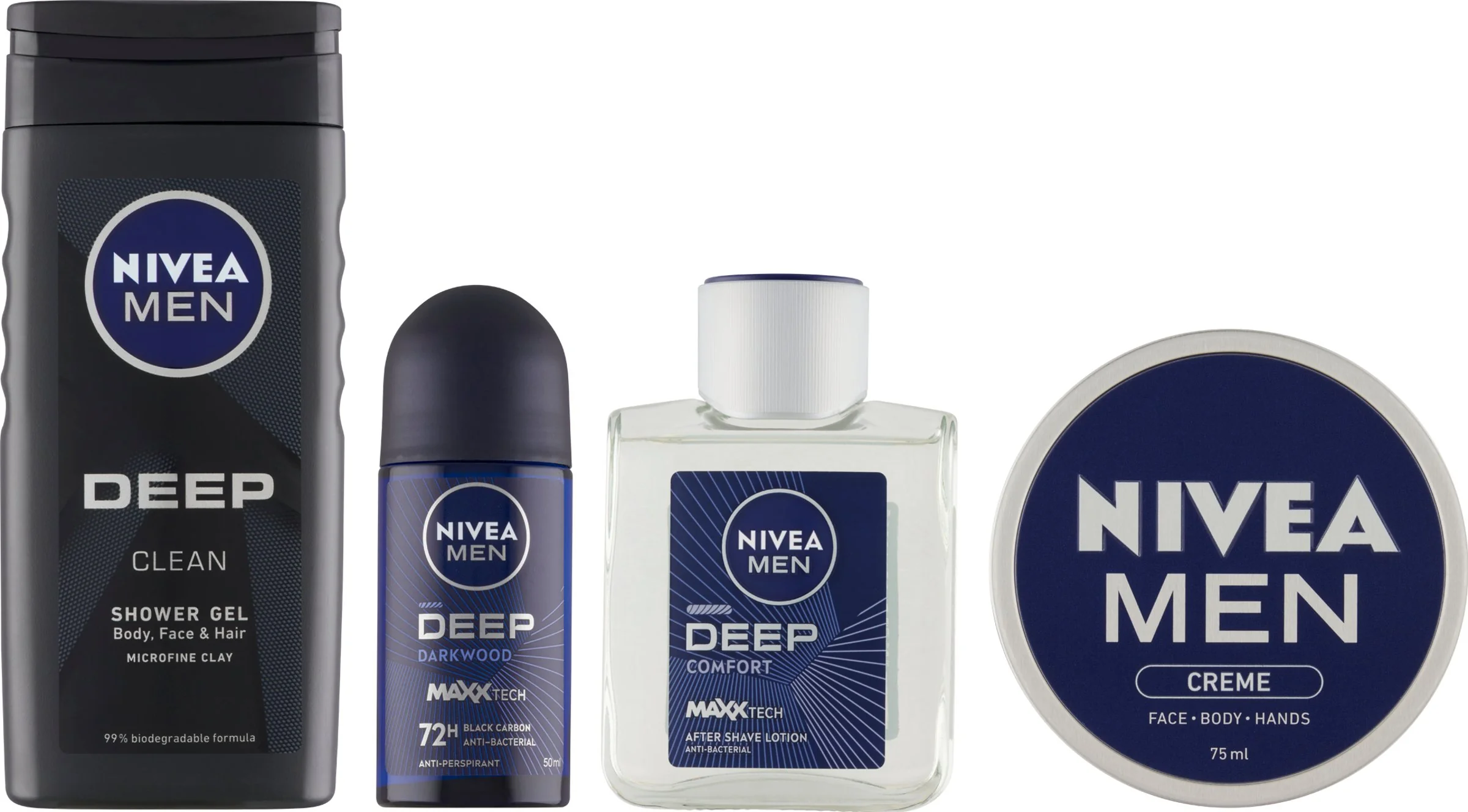 NIVEA MEN BOX LOTION DEEP 1×1 ks, darčekové balenie