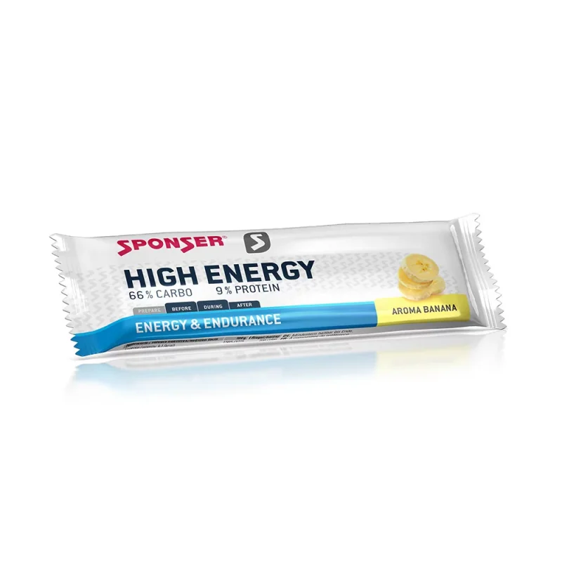 Sponser HIGH ENERGY BAR 45g Príchuť marhuľa-vanilka