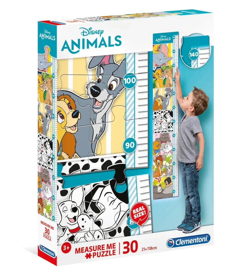 Clementoni Puzzle Meter 30 Disney zvieratká 