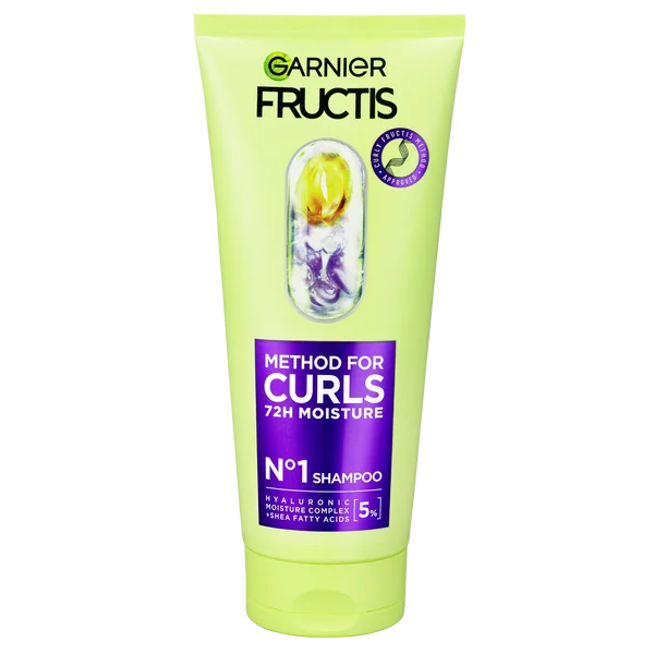 Garnier Fructis Curls Method šampón na suché vlnité a kučeravé vlasy 1×200 ml, šampón