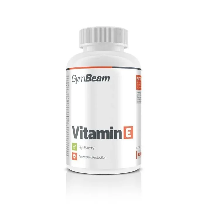 Gymbeam vitamin e (tokoferol) bez prichute 60cps