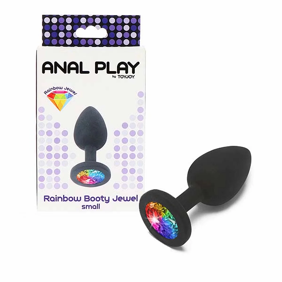 ANAL PLAY Rainbow Booty Jewel análny šperk Small