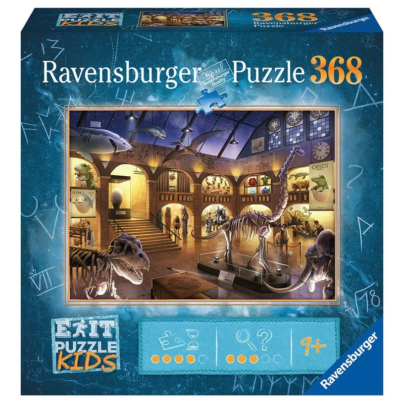 RAVENSBURGER - Exit KIDS Puzzle: Noc v múzeu 368 dielikov