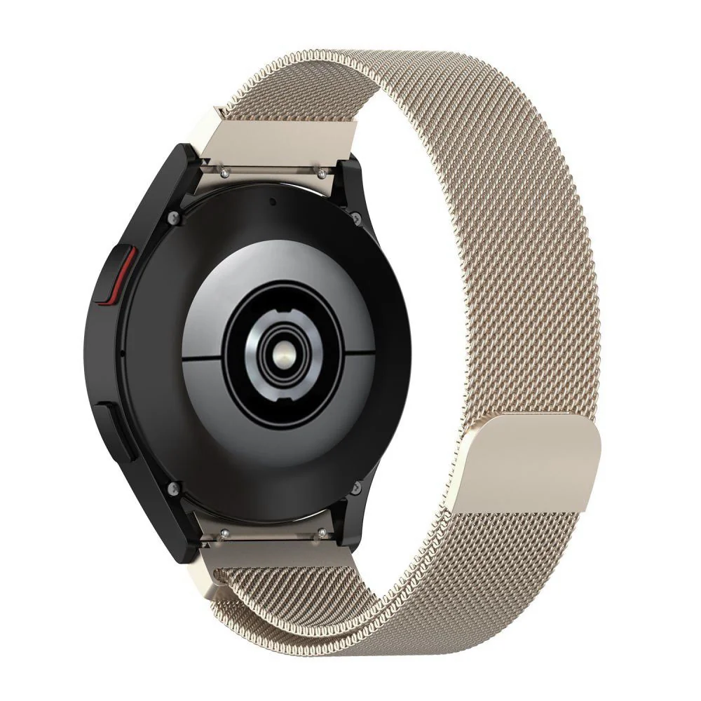 Tech-Protect Milanese remienok na Samsung Galaxy Watch 4 / 5 / 5 Pro / 6 / 7 / FE, starlight