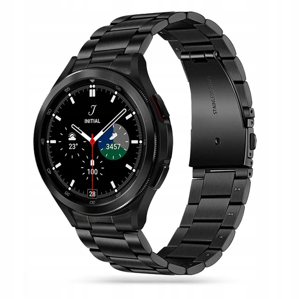 Tech-Protect Stainless remienok na Samsung Galaxy Watch 4 / 5 / 5 Pro / 6, black