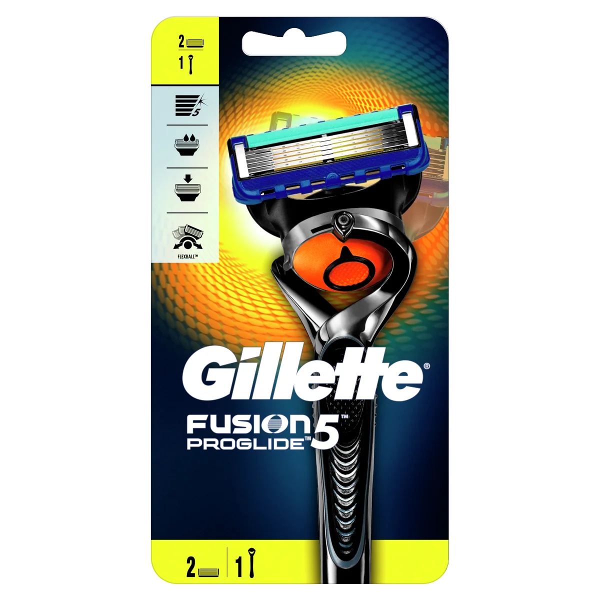 Gillette Fusion Proglide Strojček + 2 hlavice