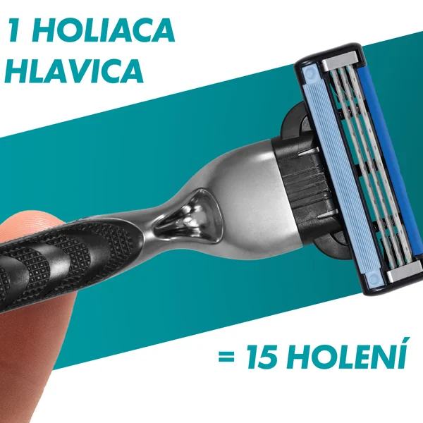 Gillette Darčeková Súprava: Mach3 Holiaci Strojček + 1 Čepeľ + Gél Series 200 ml + Taška 1×1 ks, darčeková sada