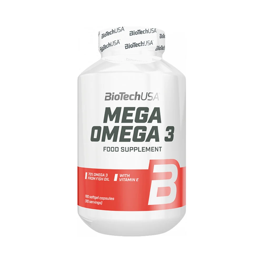 BioTech USA Mega Omega 3 90 kapsúl