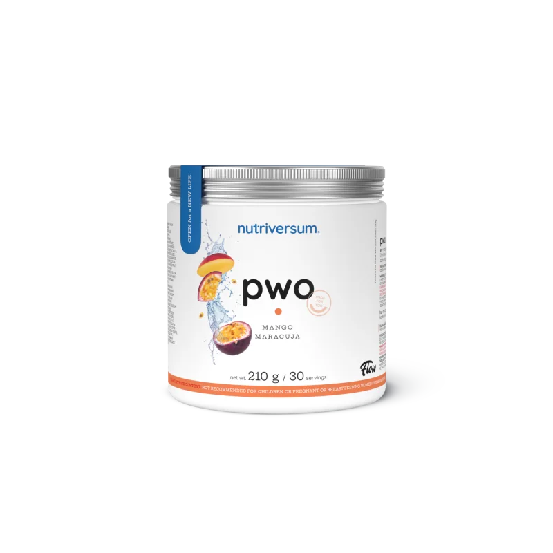 Nutriversum -  FLOW -  PWO 210 g - Príchuť modré hrozno