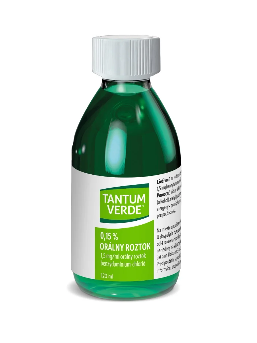 TANTUM VERDE 0,15 % 1×120 ml, liek