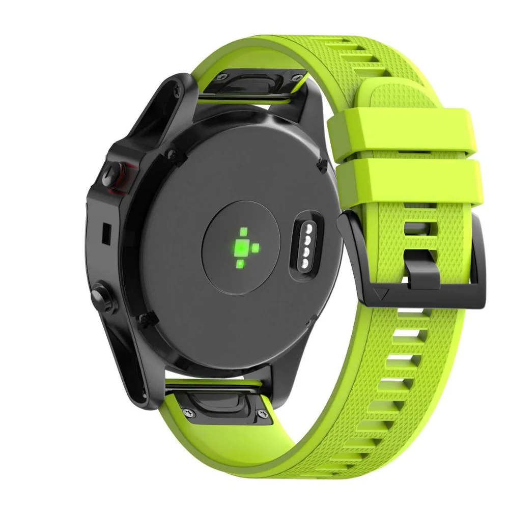 BStrap Silicone Acton remienok na Garmin Fenix 5s / 5s Plus, fruit green