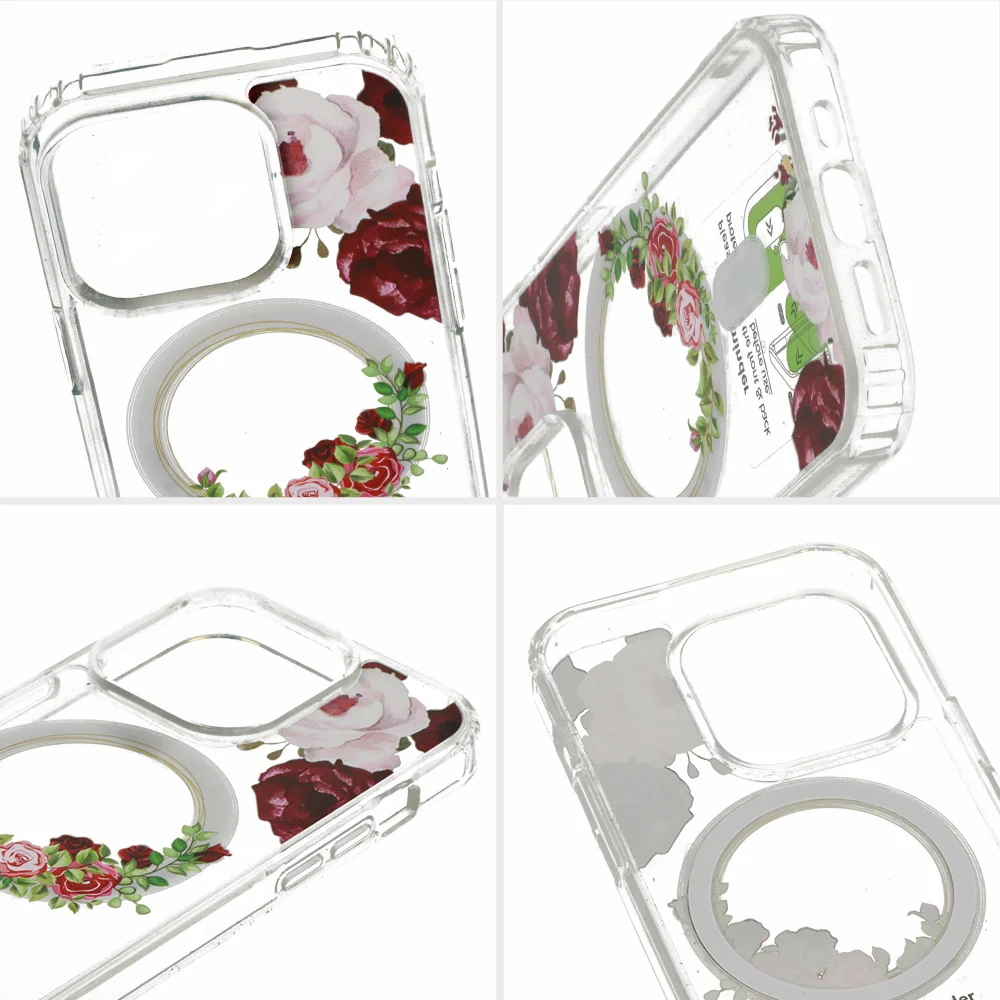 MG Flower MagSafe kryt na iPhone 11, red flower 