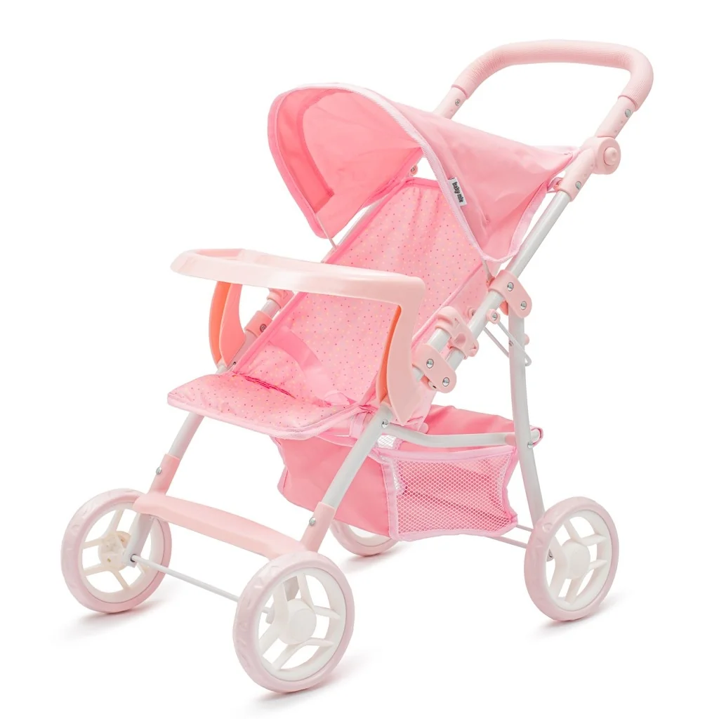 Športový kočík pre bábiky Baby Mix Lana pink , 20C56092 