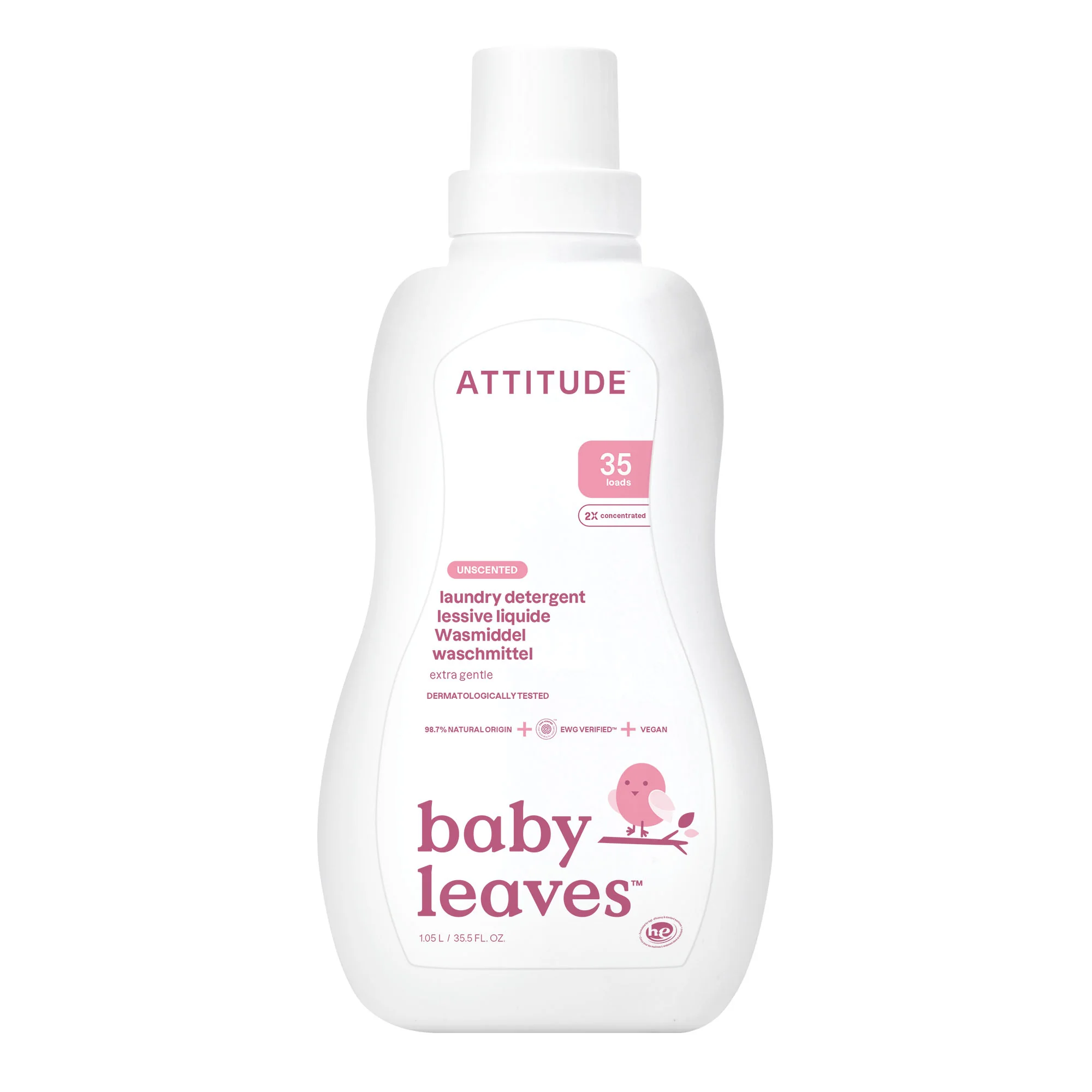 ATTITUDE Prací gél pre deti bez vône 1050 ml (35 pracích dávok)