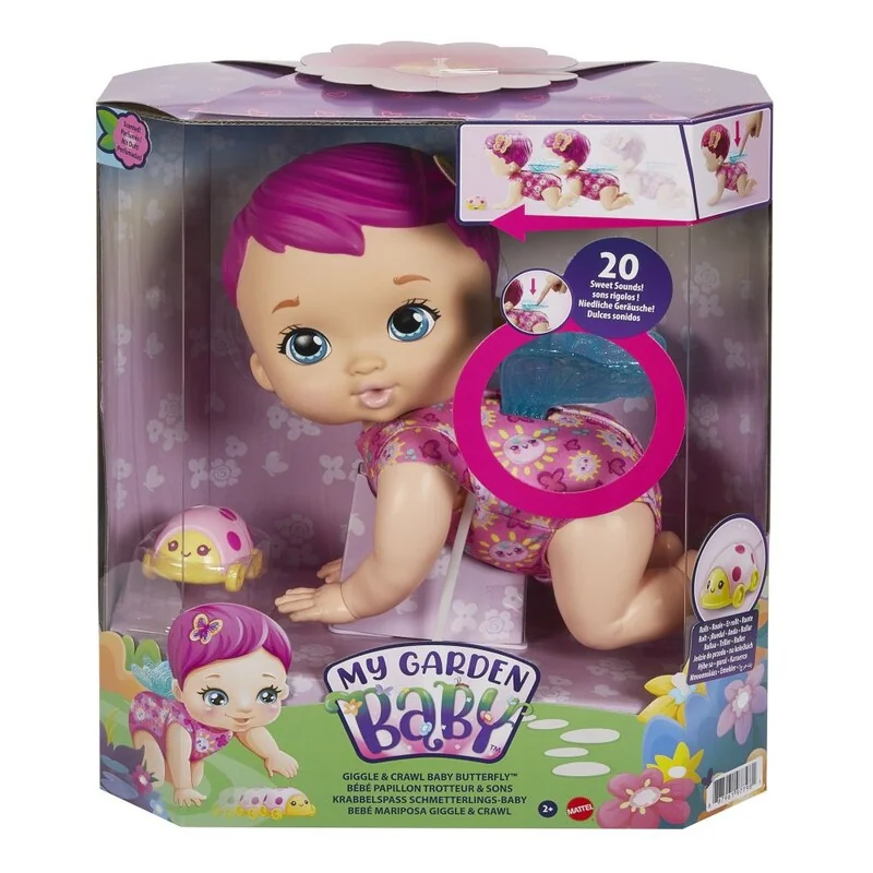 MATTEL - My Garden Baby Lezúci Motýlik So Zvukmi, Mix Produktov 