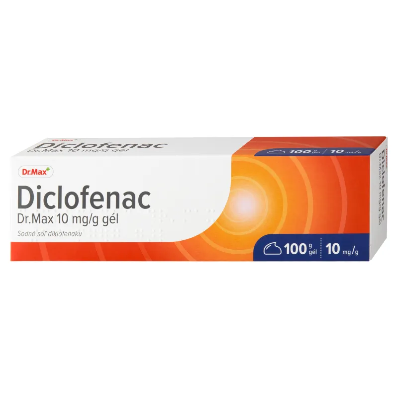 Dr. Max Diclofenac 10 mg/g gél 1×100 g, gél