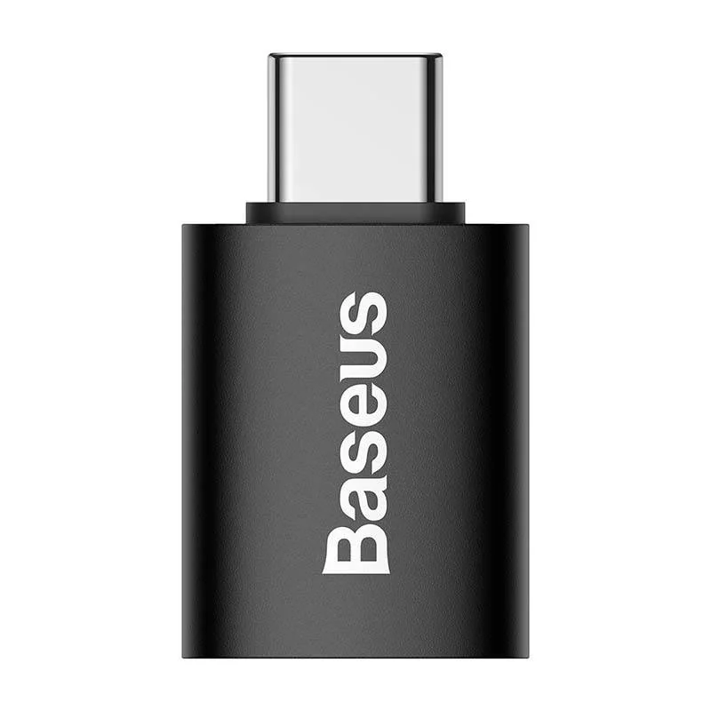 Baseus Ingenuity Mini OTG adaptér USB-C / USB 3.1, čierny 