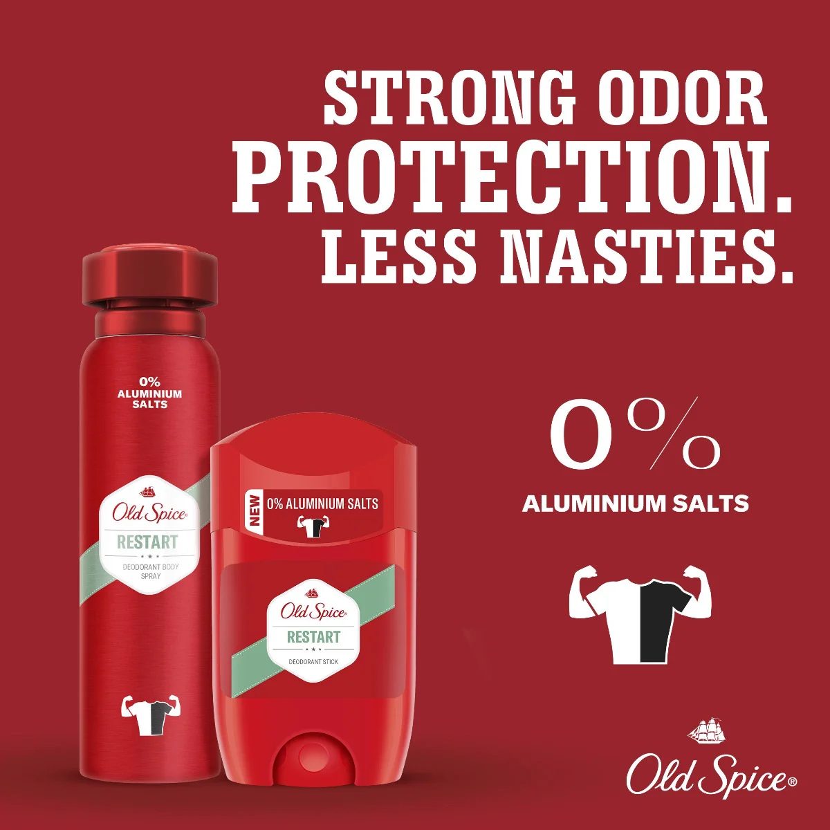 OLD SPICE SPRAY RESTART 1×150 ml, dezodorant