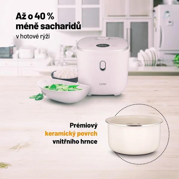 Lauben Low Sugar Rice Cooker 3000WT 1×1 ks, ryžovar