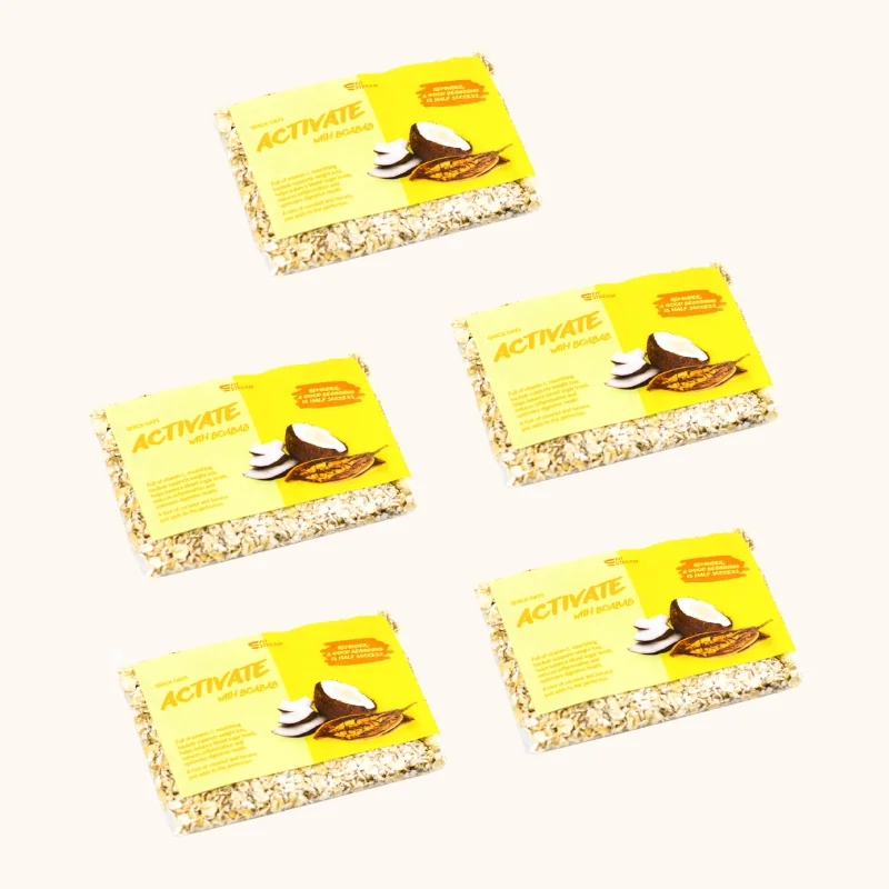 FitStream raňajkové kaše - Quick Oats 5 (300g) – príchuť ACTIVATE