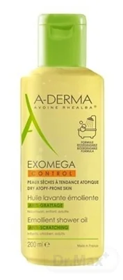 A-Derma Exomega CONTROL Zvláčňující sprchový olej 200 ml