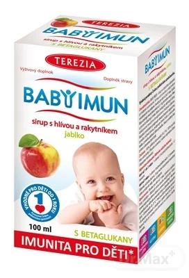 TEREZIA BABY IMUN sirup s hlivou a rakytníkom