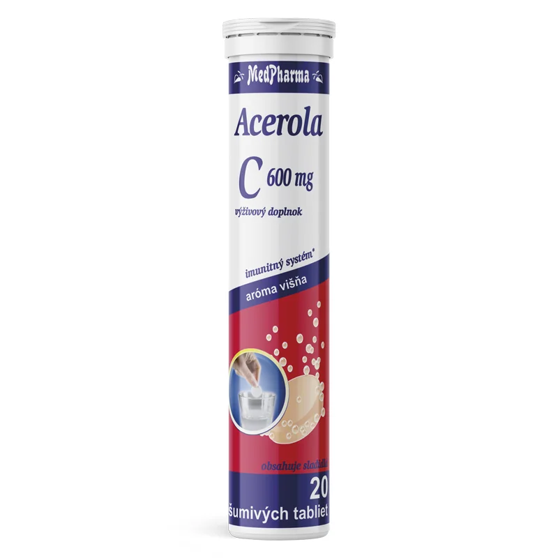 MedPharma VITAMÍN C 600 MG + ACEROLA 200 MG