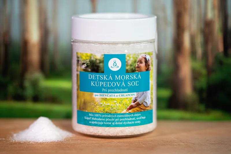 ZENDREAMTHERAPY Detská kúpeľová soľ pri prechladnutí 1×600 g, kúpeľová soľ