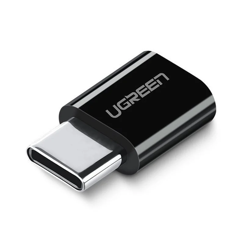 Ugreen adaptér Micro USB / USB-C, čierny