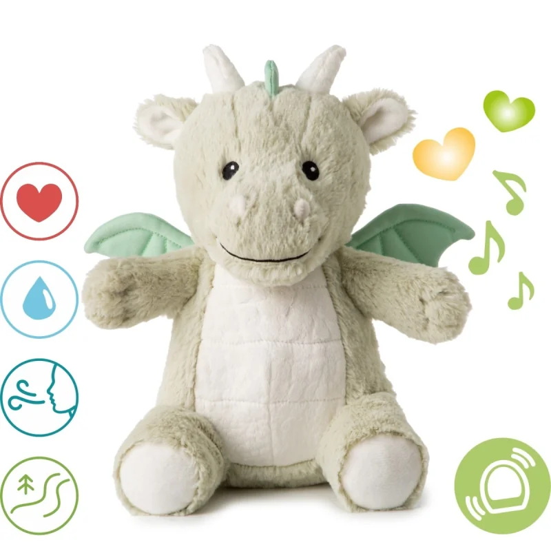 Cloud b® Love Light Buddies - Drake the Dragon ™ Nočné svetielko s melódiou, Drak, 0m+ 