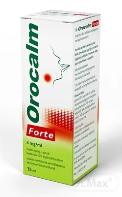 Orocalm Forte 3 mg/ml orálna roztok. aerodisperzia