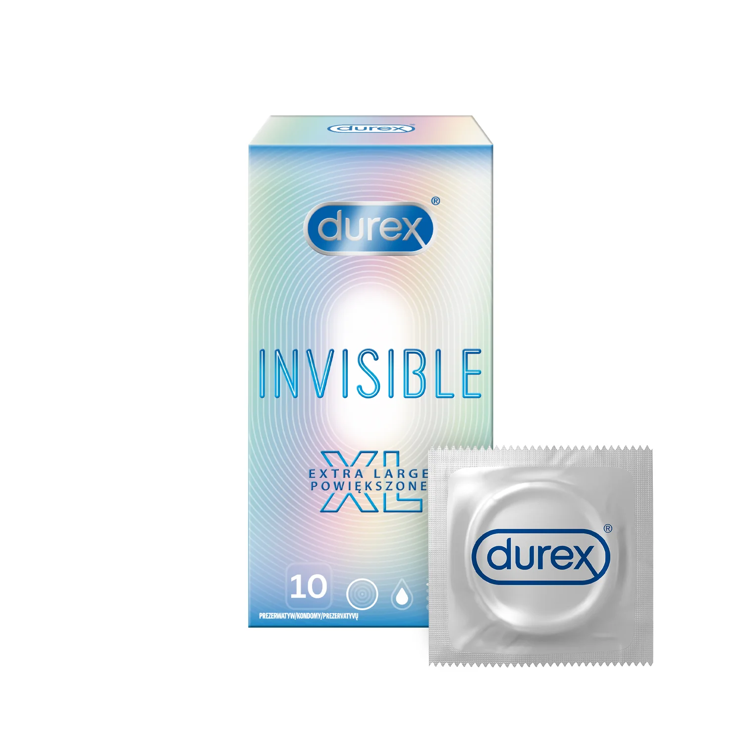 DUREX Invisible XL 10 ks