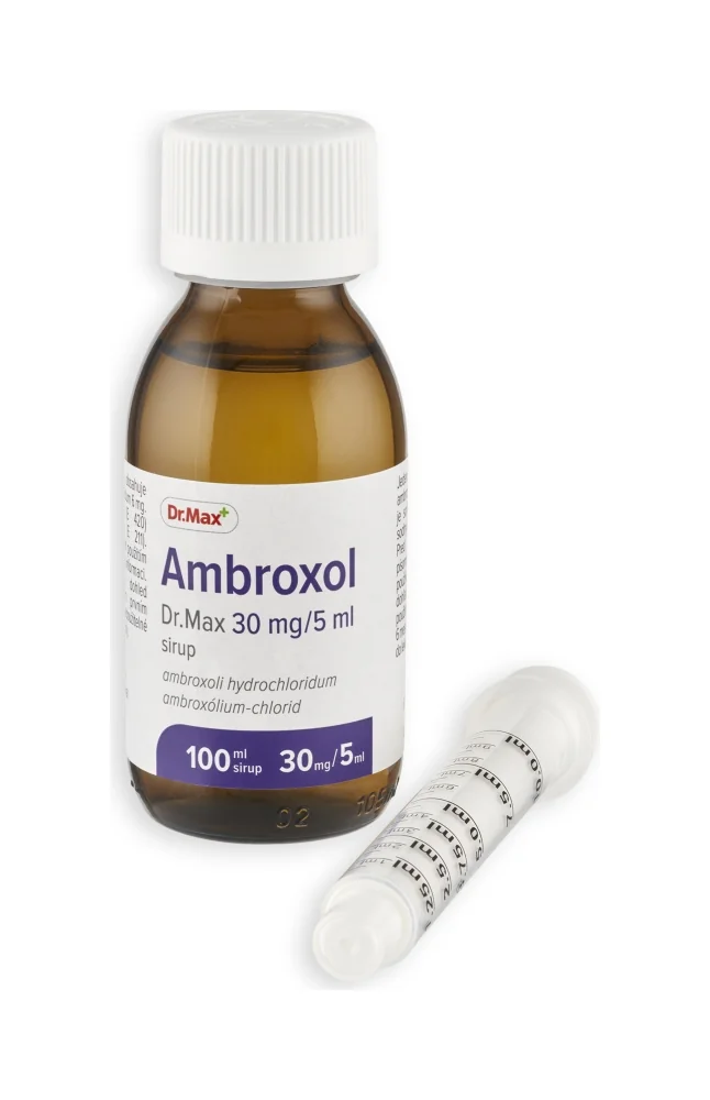 Dr. Max AMBROXOL 30MG/5ML SIRUP 1×100 ml, sirup na vyľučovanie hlienu z pľúc