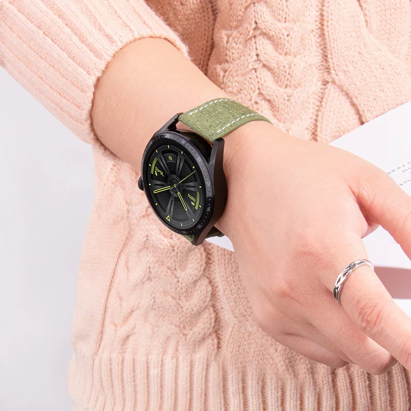 BStrap Denim remienok na Garmin Vivoactive 5 olive green