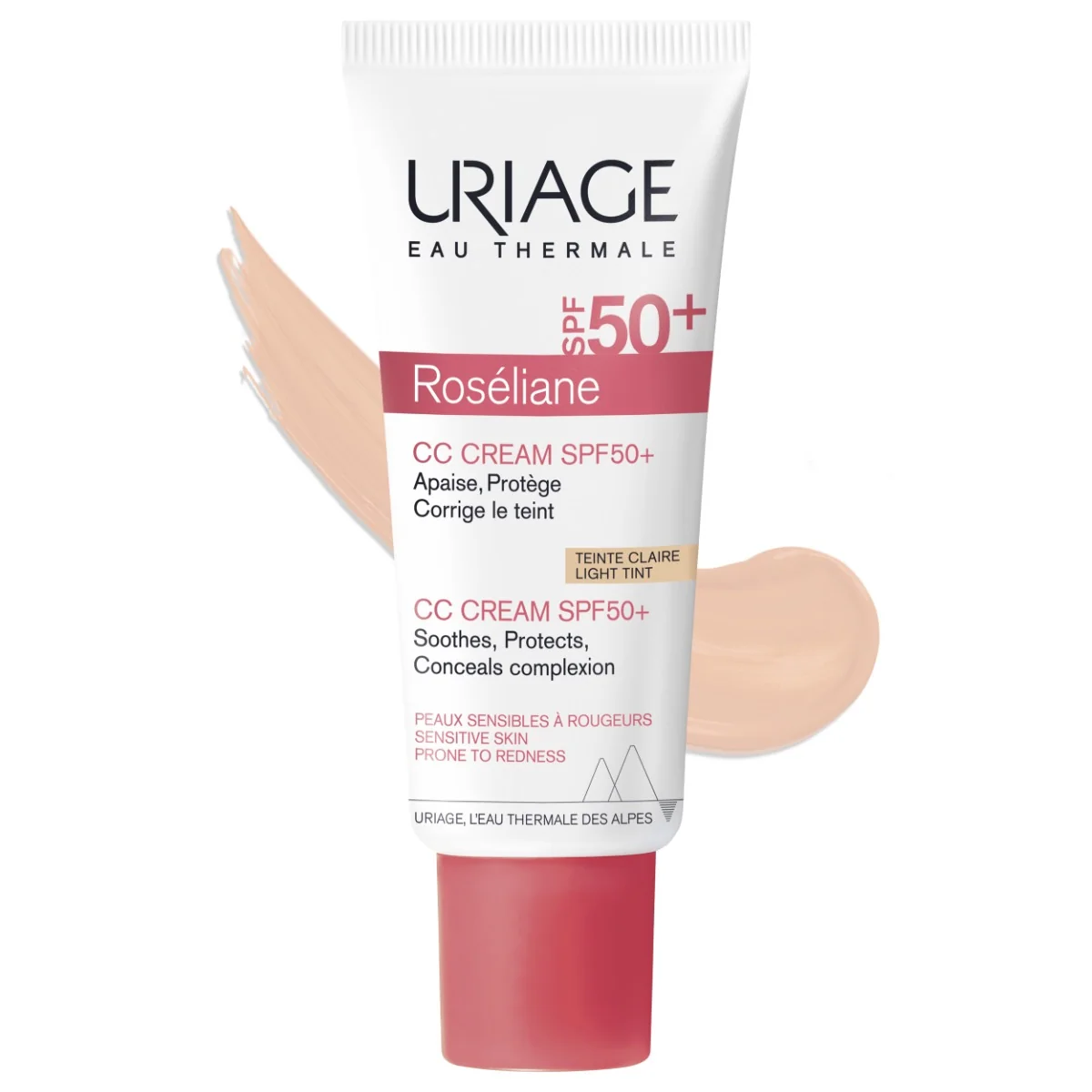 URIAGE ROSÉLIANE Tónovací denný krém s SPF 50+ pre pleť so začervenaním