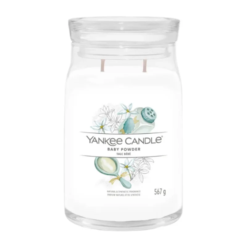 Yankee Candle vonná sviečka 567g Baby Powder