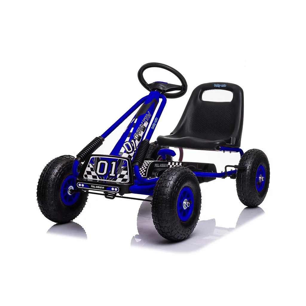 Detská šliapacia motokára Go-kart Baby Mix Razor modrá , 20C55290